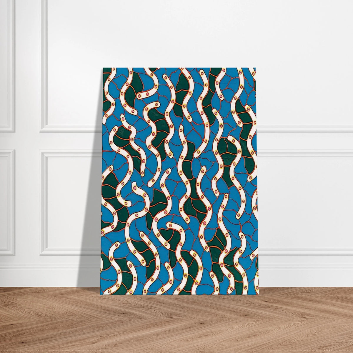 WAVES ON THE HUDSON RIVER 1988 Canvas | Yayoi Kusama Canvas | Yayoi Kusama Prints