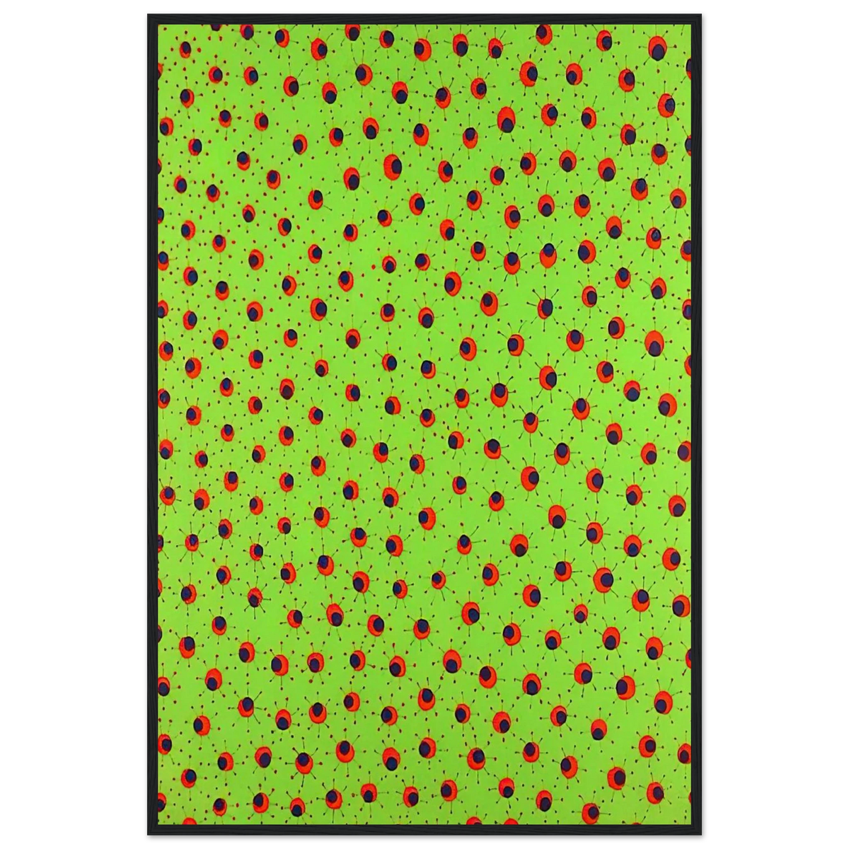 FIELDS IN SPRING 1988 Framed Poster | Yayoi Kusama Framed Prints Wall Art | Yayoi Kusama Prints