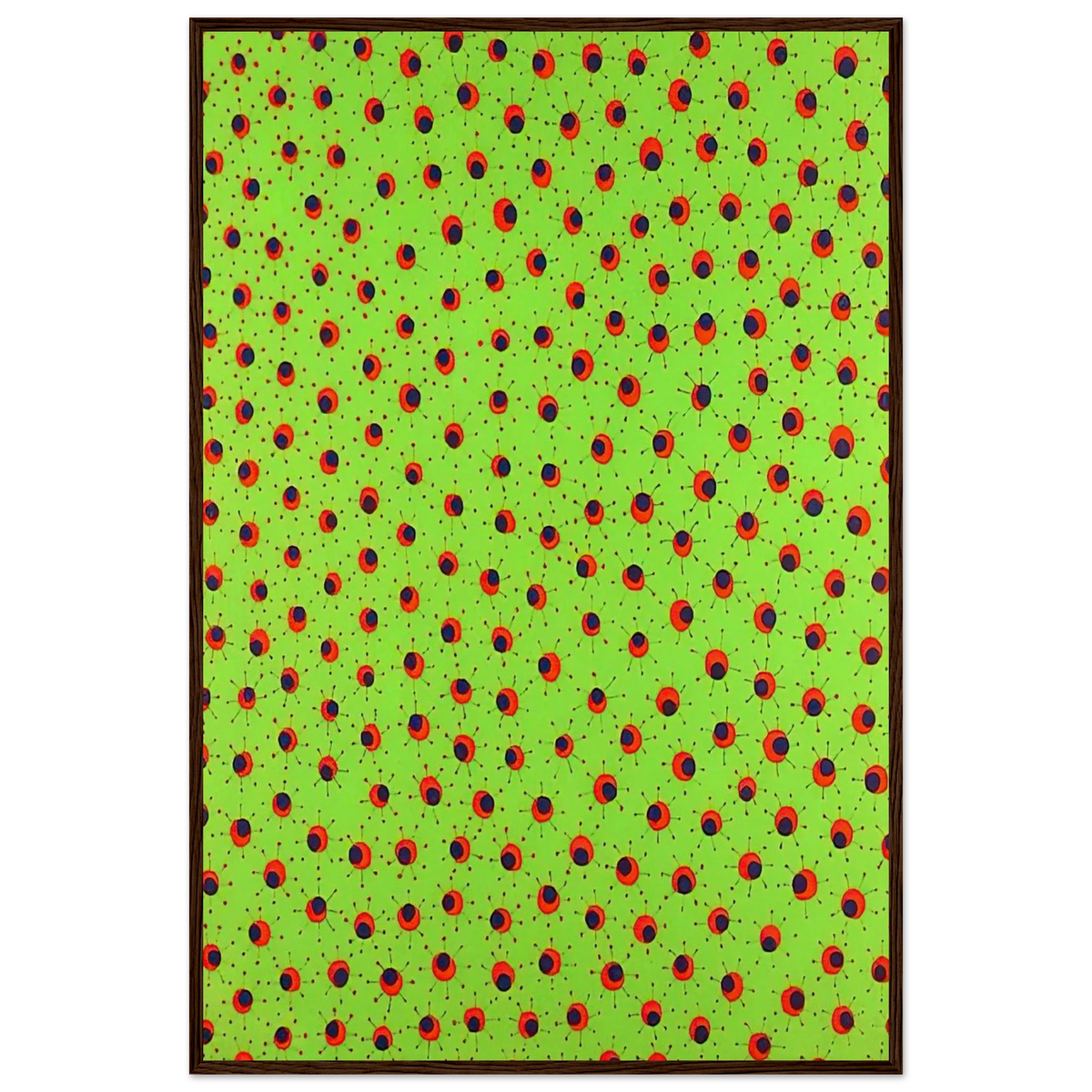 FIELDS IN SPRING 1988 Framed Poster | Yayoi Kusama Framed Prints Wall Art | Yayoi Kusama Prints