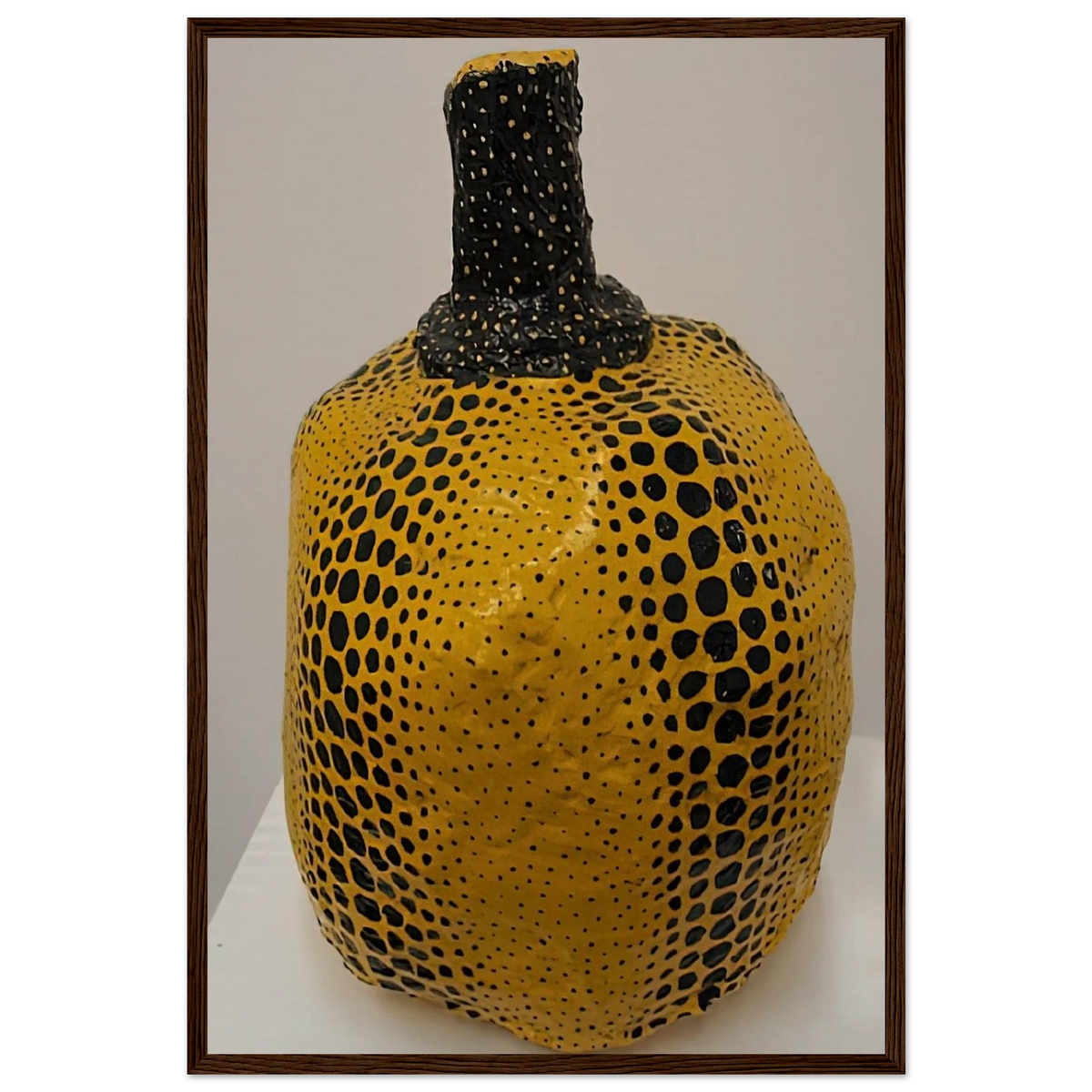 PUMPKIN 1983 Framed Poster | Yayoi Kusama Framed Prints Wall Art | Yayoi Kusama Prints