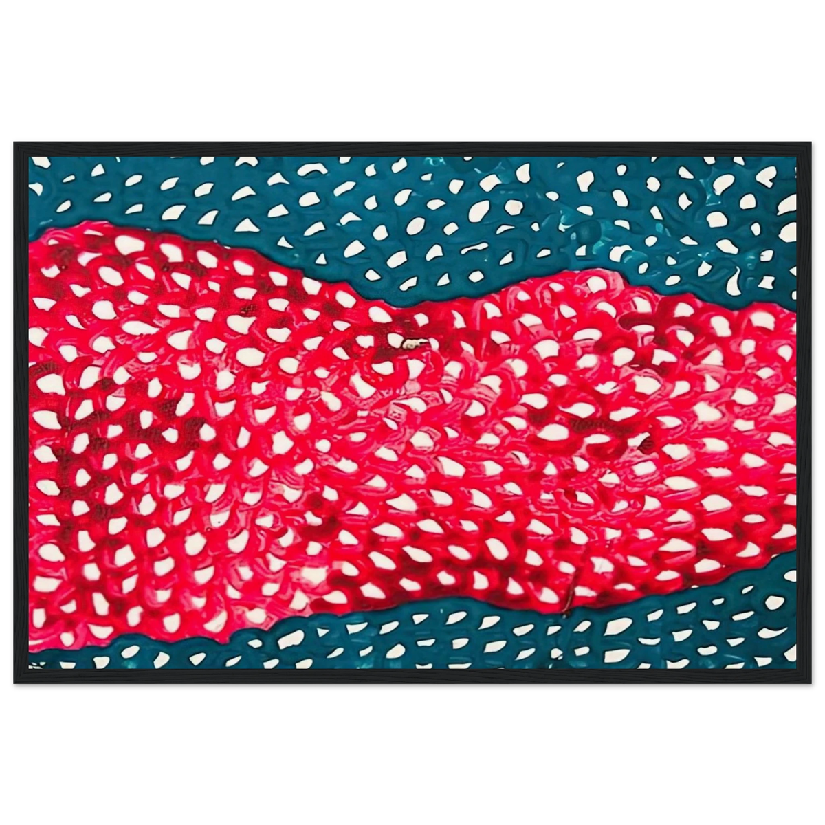 WAVES 1953 Framed Poster | Yayoi Kusama Framed Prints Wall Art | Yayoi Kusama Prints