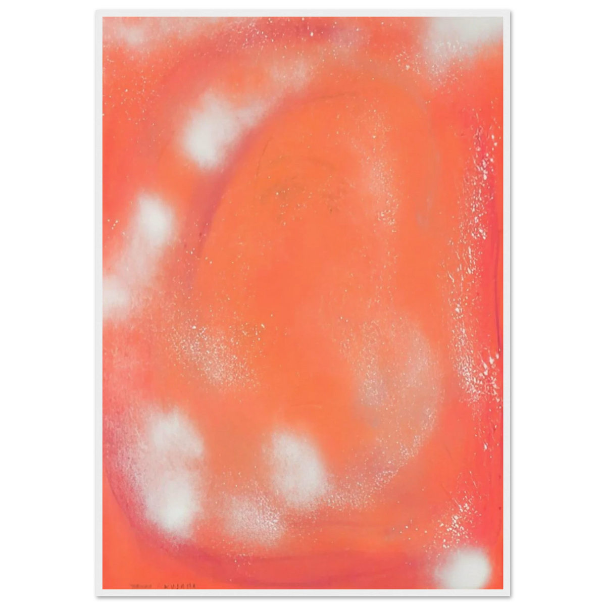 WOMAN IN THE WIND 1977 Framed Poster | Yayoi Kusama Framed Prints Wall Art | Yayoi Kusama Prints