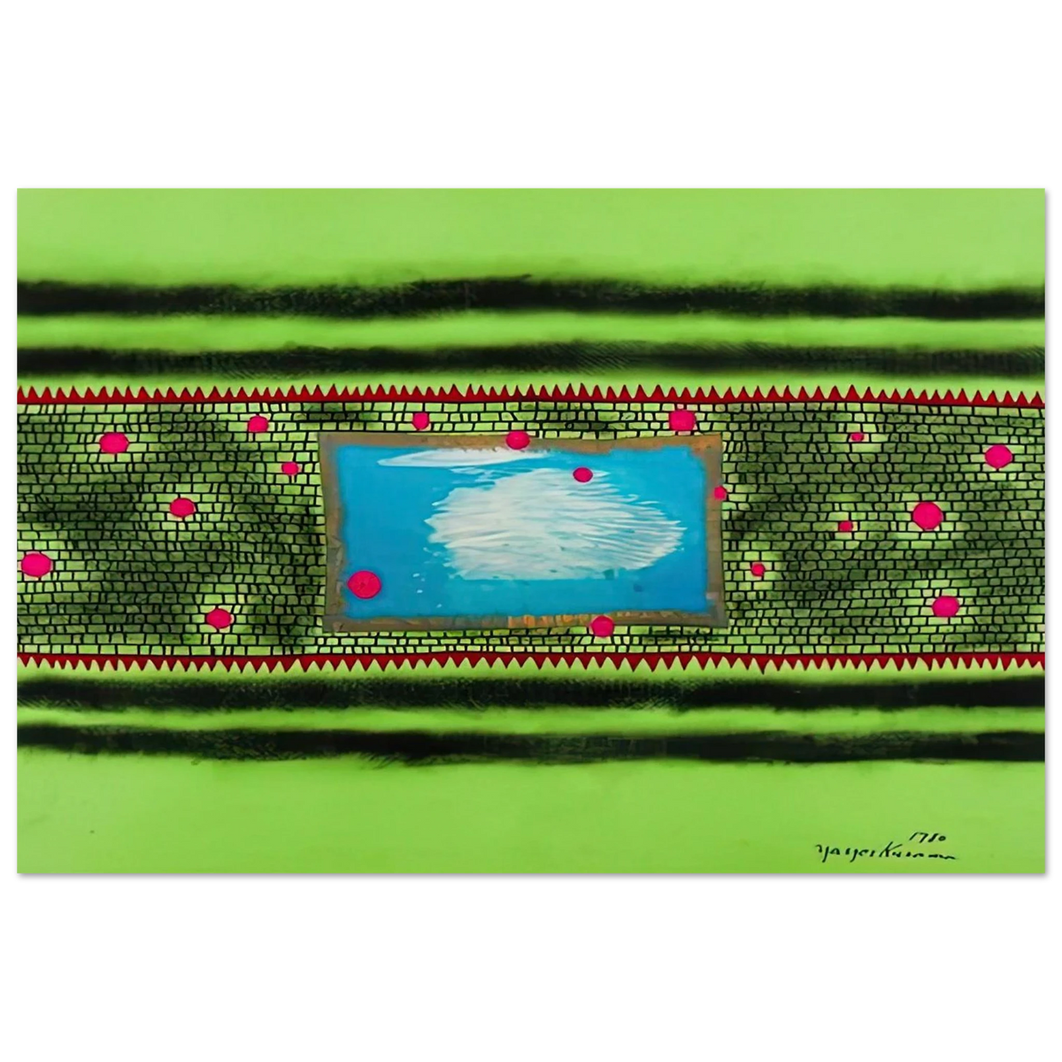 TRAVELING WATER 1980 Poster | Yayoi Kusama Poster | Yayoi Kusama Prints