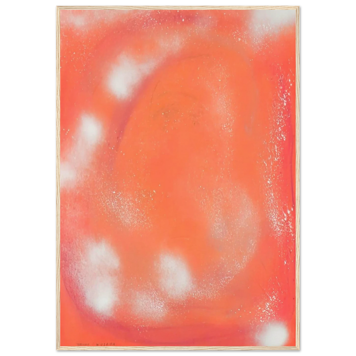 WOMAN IN THE WIND 1977 Framed Poster | Yayoi Kusama Framed Prints Wall Art | Yayoi Kusama Prints