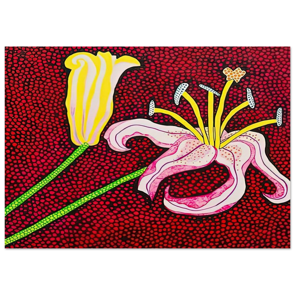 READY TO BLOSSOM IN THE MORNING 1989 Poster | Yayoi Kusama Poster | Yayoi Kusama Prints