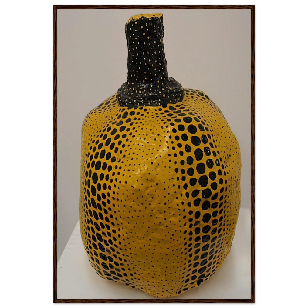 PUMPKIN 1983 Framed Poster | Yayoi Kusama Framed Prints Wall Art | Yayoi Kusama Prints