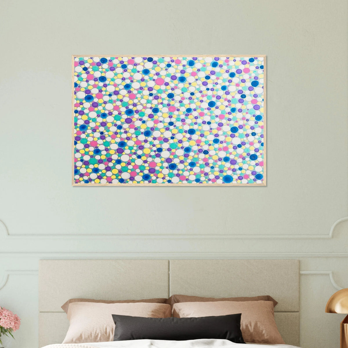 DOTS 2004 Framed Poster | Yayoi Kusama Framed Prints Wall Art | Yayoi Kusama Prints
