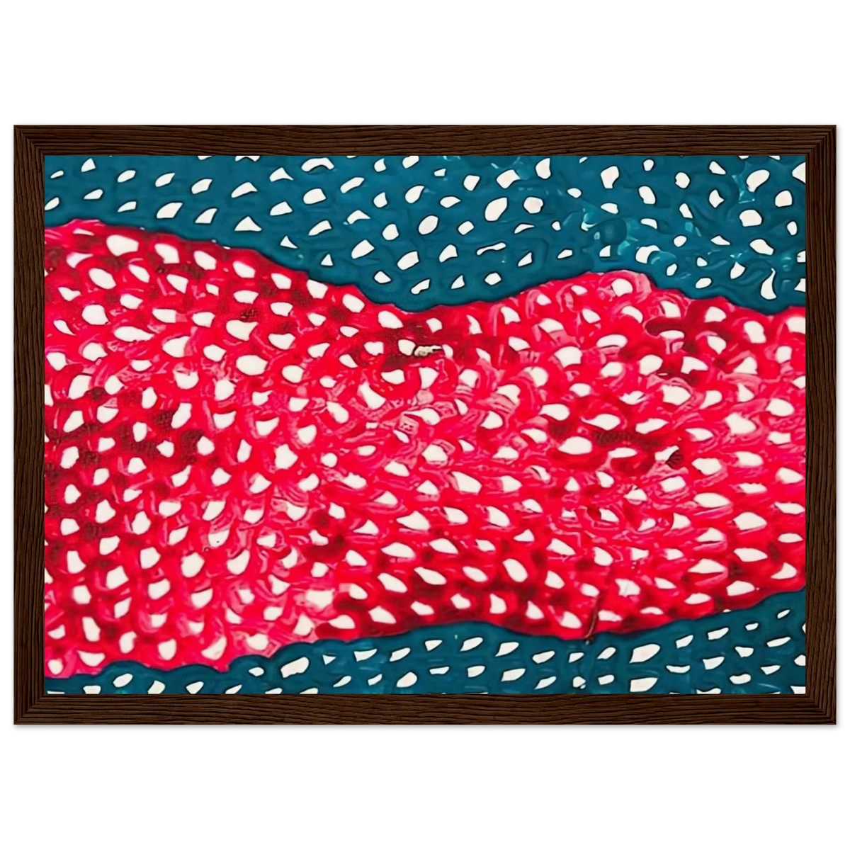 WAVES 1953 Framed Poster | Yayoi Kusama Framed Prints Wall Art | Yayoi Kusama Prints