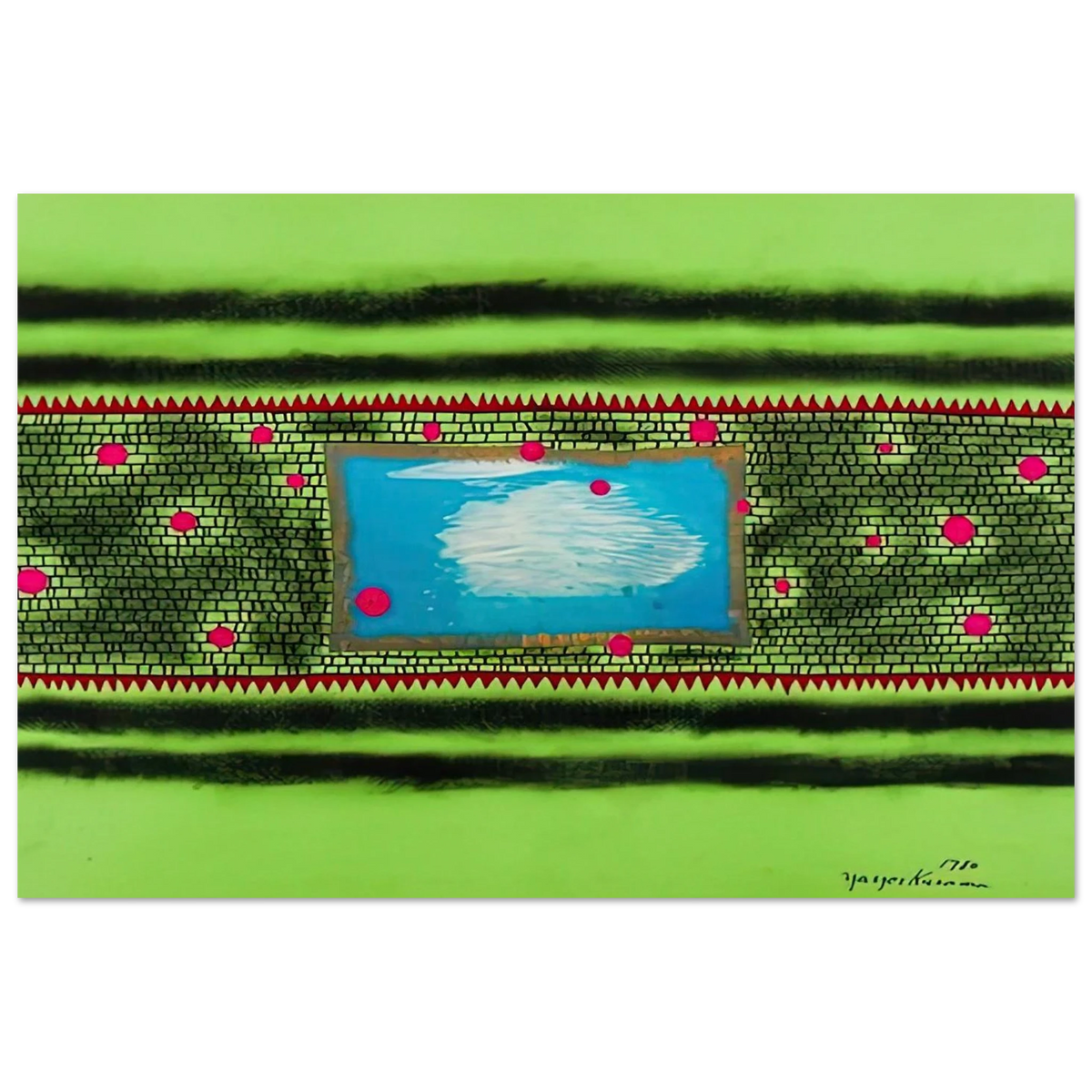 TRAVELING WATER 1980 Poster | Yayoi Kusama Poster | Yayoi Kusama Prints